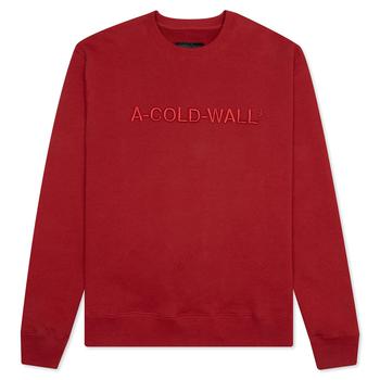 推荐A-Cold-Wall Logo Sweatshirt - Deep Red商品