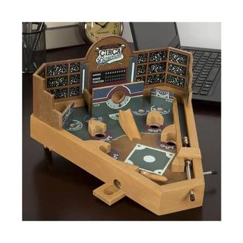 Trademark Global | Hey Play Baseball Pinball Tabletop Skill Game - Classic Miniature Wooden Retro Sports Arcade Desktop Toy For Adult Collectors And Children 8.9折