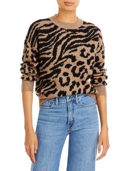 推荐Mixed Animal Print Sweater - 100% Exclusive商品