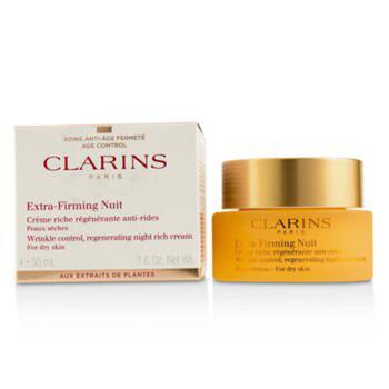 娇韵诗面霜保质期, Clarins | / Extra-firming Wrinkle Control Regenerating Night Rich Cream 1.6 oz商品图片 7.7折