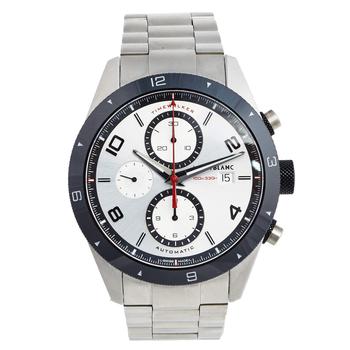 万宝龙手表推荐, [二手商品] MontBlanc | Montblanc Silver Stainless Steel Ceramic Timewalker Chronograph 116099 Men's Wristwatch 43 mm商品图片 4.4折