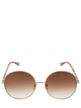 Chloé | Ulys Round Metal Sunglasses商品图片,额外7.5折, 额外七五折