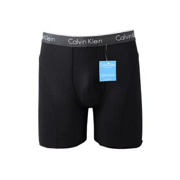 推荐Calvin Klein 卡尔文 克莱恩 黑色尼龙氨纶男士Air FX自行车短裤舒适贴身 NB1007-001商品