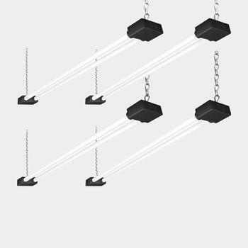 商品Defong | 4-Pack 4FT Linkable Black LED Shop Lights,商家Verishop,价格¥536图片