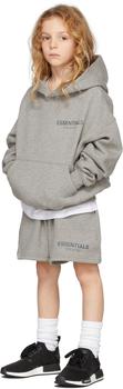 商品Essentials | Kids Grey Pullover Hoodie,商家SSENSE,价格¥473图片