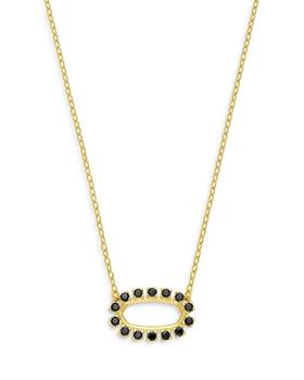 Kendra Scott, Kendra Scott | Elisa Cubic Zirconia Open Frame Adjustable Pendant Necklace, 18"-18.75"商品图片 额外9折, 额外九折