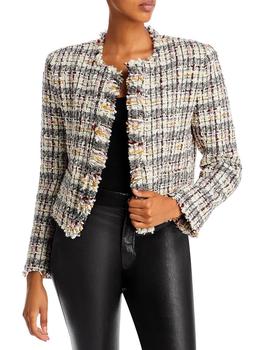 IRO | Plus Womens Woven Wool Open-Front Blazer商品图片,3.2折, 独家减免邮费