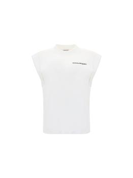 Alexander McQueen | Alexander Mcqueen Womens White Cotton T-Shirt商品图片,满$175享8.9折, 满折