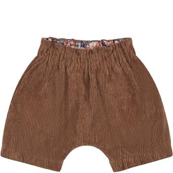 商品Brown Shorts For Baby Girl图片