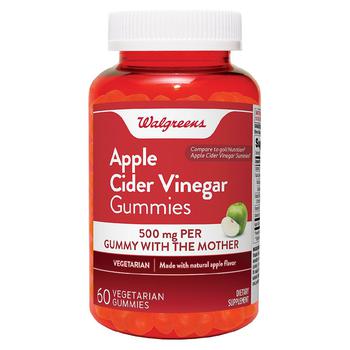 商品Walgreens | Apple Cider Vinegar Gummy,商家Walgreens,价格¥123图片