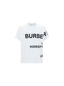 推荐Burberry Men's  White Other Materials T Shirt商品
