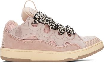 浪凡男鞋, Lanvin | Pink Curb Sneakers商品图片 额外8.5折, 额外八五折