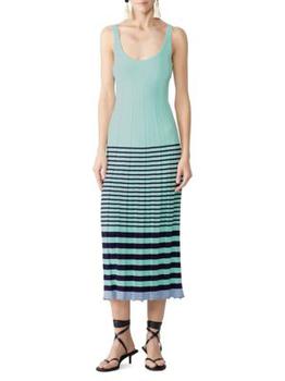 推荐Striped Knit Midi Dress商品