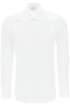 推荐Alexander mcqueen harness shirt in stretch cotton商品