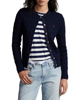 Ralph Lauren | 女士 棉质绞花针织开衫,商家Bloomingdale's,价格¥1127