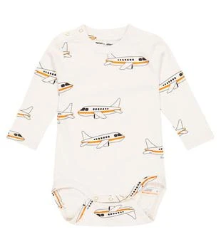 Mini Rodini | 婴幼儿 — 飞机印花连身衣 