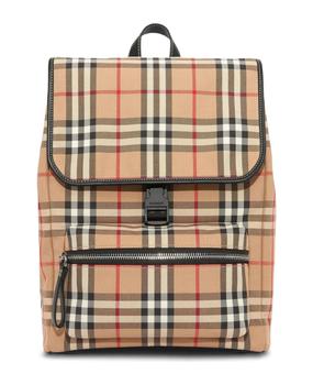 burberry双肩包, Burberry | Check Cotton Backpack商品图片 