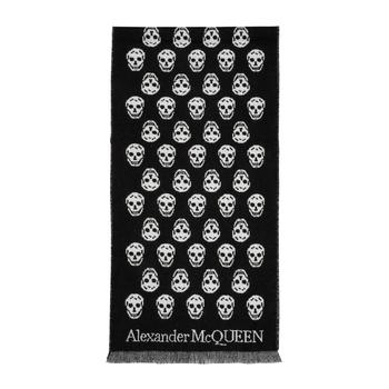 Alexander McQueen | ALEXANDER MCQUEEN  WOOL SCARF商品图片,7.6折
