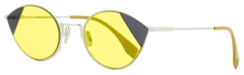 推荐Fendi Women's Cat Eye Sunglasses FF0342S B1ZHO Gold/Beige 51mm商品