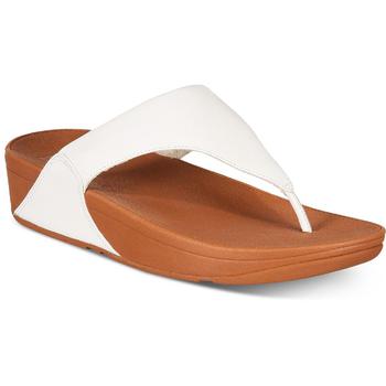 FitFlop | Fitflop Womens Lulu Leather Toe-Post Wedge Sandals商品图片,