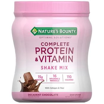 Nature's Bounty | Complete Protein & Vitamin Shake Mix Chocolate,商家Walgreens,价格¥172