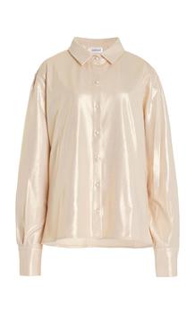 推荐Aexae - Women's Metallic Shirt - Gold - XS - Moda Operandi商品