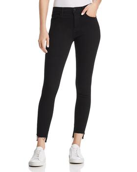 商品FRAME | Le Skinny 开衩式牛仔裤 in Film Noir,商家Bloomingdale's,价格¥1424图片