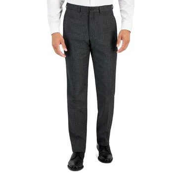 推荐Men's Slim-Fit Gray Pin Dot Wool Suit Pants商品