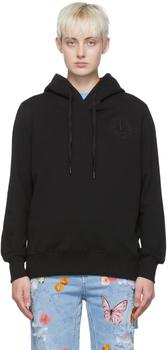 范思哲卫衣好用吗, Versace | Black Cotton Hoodie商品图片 