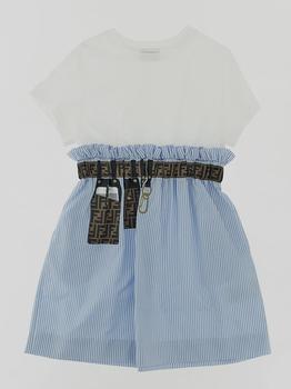fendi kids, Fendi | Fendi Kids Striped Crewneck Dress商品图片 4.9折起