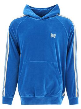 Needles真假, Needles | Needles Logo Embroidered Long-Sleeved Hoodie商品图片 5.7折