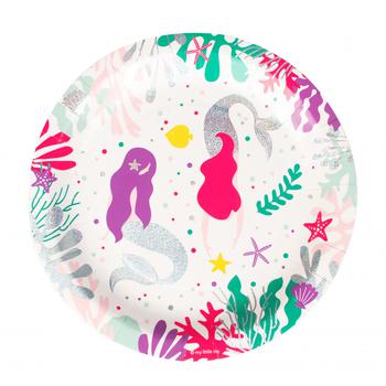 商品Mermaids logo party plates set图片