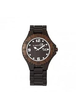 推荐Earth Wood Raywood Bracelet Watch w/Date商品