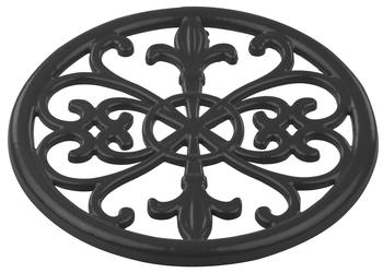 商品Home Basics | Home Basics Cast Iron Fleur De Lis Trivet, Black,商家Premium Outlets,价格¥111图片