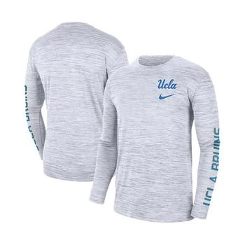 NIKE | Men's White UCLA Bruins Velocity Legend Team Performance Long Sleeve T-shirt 