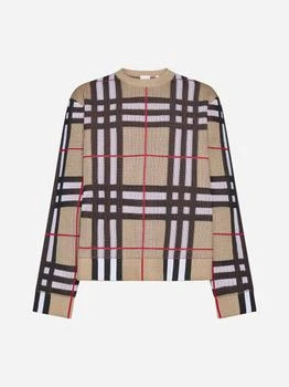 Burberry | Hugo check mesh sweater 额外7.5折, 额外七五折