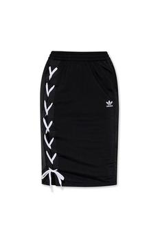 Adidas | Adidas Originals Logo Embroidered Laced Skirt商品图片,8.6折