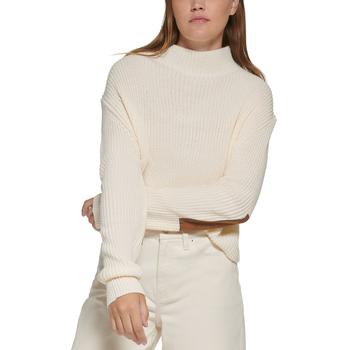 Calvin Klein | Women's Patched Mock Neck Sweater商品图片,