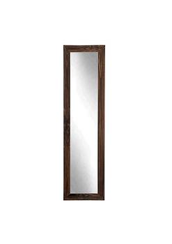 商品Rustic Espresso Floor Mirror with 2.75" Wooden Frame - 15.5" x 70.5",商家Belk,价格¥3486图片