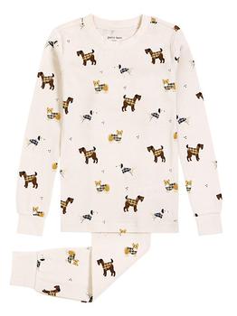 商品Petit Lem | Baby's & Kid's Dog Print Long-Sleeve Pajama Set,商家Saks Fifth Avenue,价格¥282图片