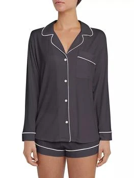 Eberjey | Gisele 2-Piece Piped Pajama Set 