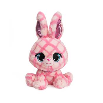 GUND | GUND P.Lushes Designer Fashion Pets Trixie Karrats Rabbit Premium Stuffed Animal Stylish Soft Plush Bunny with Glitter Sparkle, For Ages 3 and Up, Pink and Purple, 6”商品图片,