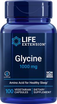 商品Life Extension Glycine - 1000 mg (100 Vegetarian Capsules)图片
