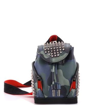 [二手商品] Christian Louboutin | Explorafunk Keyring Crossbody Bag Spiked Leather,商家Premium Outlets,价格¥5782