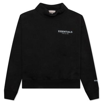 推荐Fear of God Essentials Kid's Pullover Mockneck - Stretch Limo商品