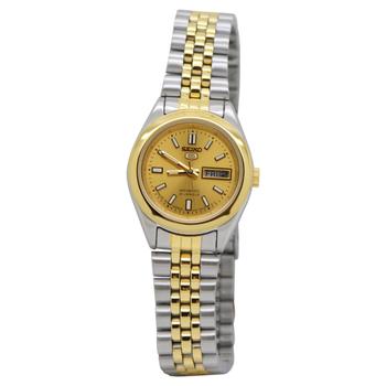 美国精工女表, Seiko | Seiko 5 Automatic Gold Dial Ladies Watch SYMF80J1商品图片 4.5折