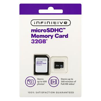 商品Infinitive | Micro SDHC Memory Card 32GB,商家Walgreens,价格¥156图片