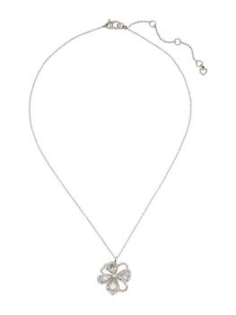 商品Precious Bloom Silvertone, Resin & Cubic Zirconia Mini Pendant Necklace图片