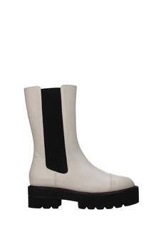 推荐Ankle boots presley Leather Beige Oat商品