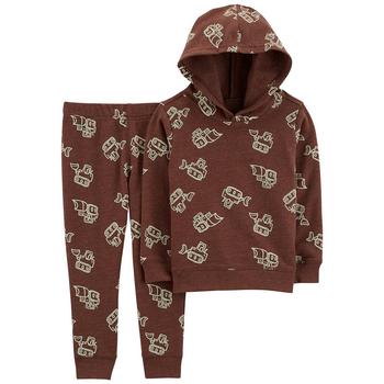 Carter's | Baby Boys Construction Hoodie and Pants, 2 Piece Set商品图片,